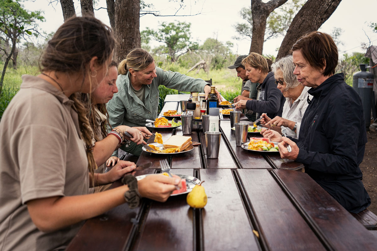 Frühstück Ranger-Ausbildung