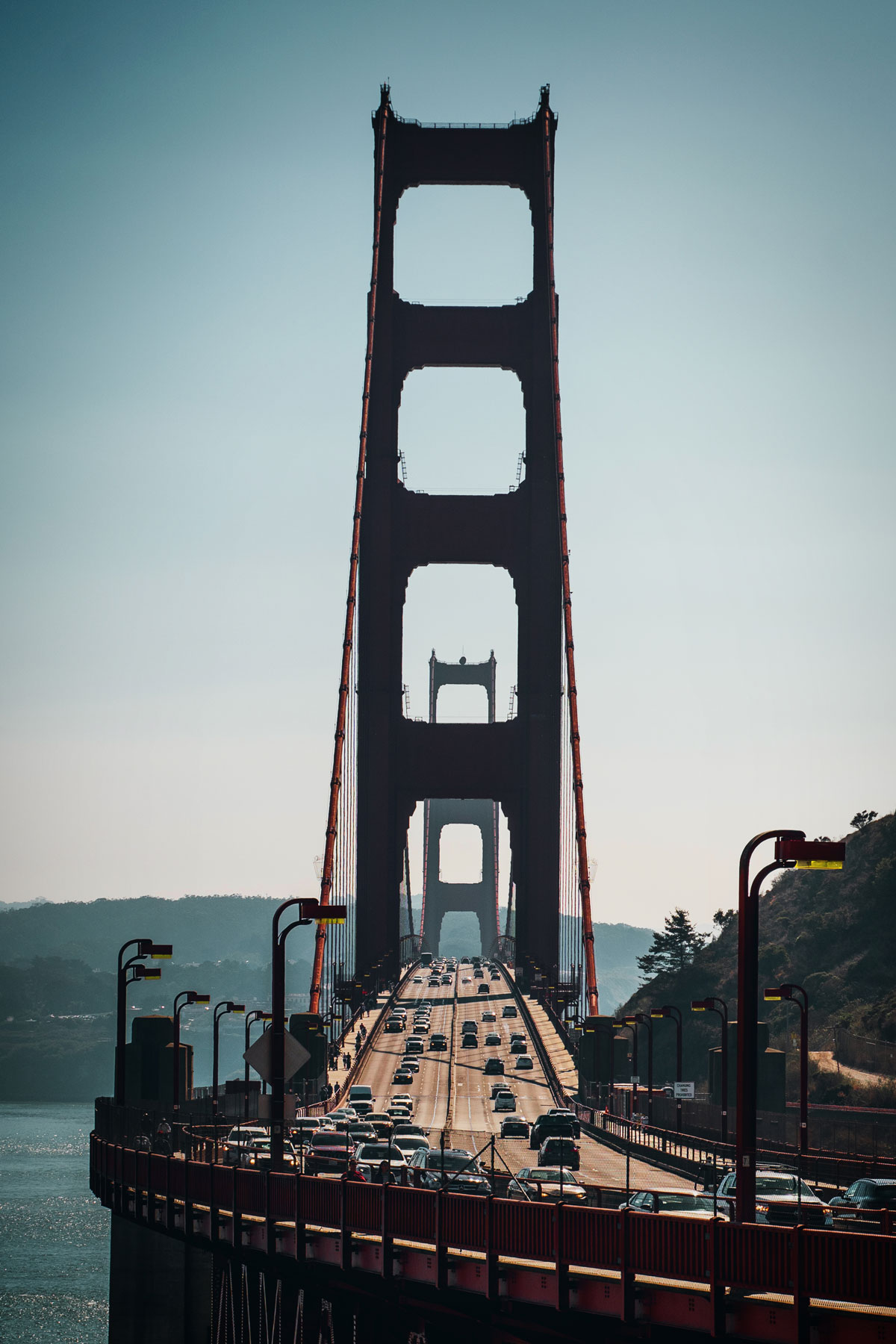 Beim Vista Point Golden Gate Aussichtspunkt
