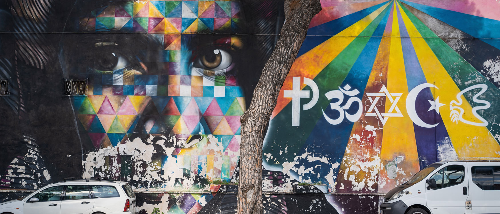 Street Art Rom von Kobra