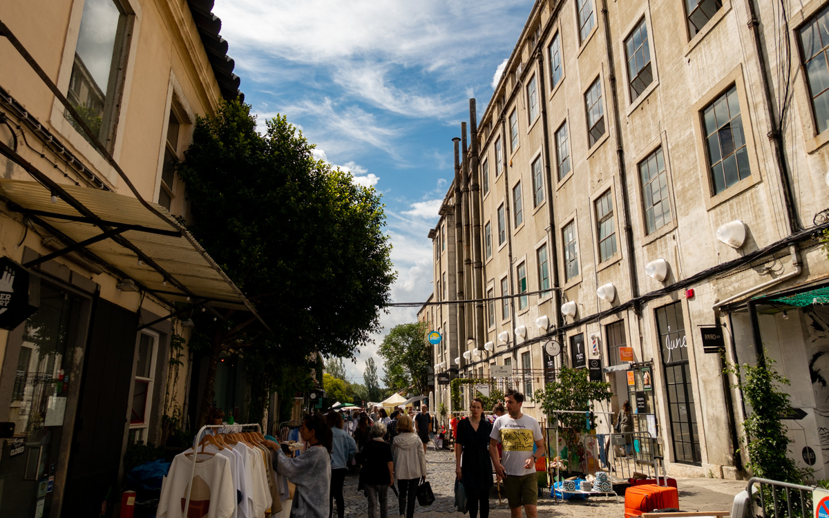 Straße LX Factory Lissabon