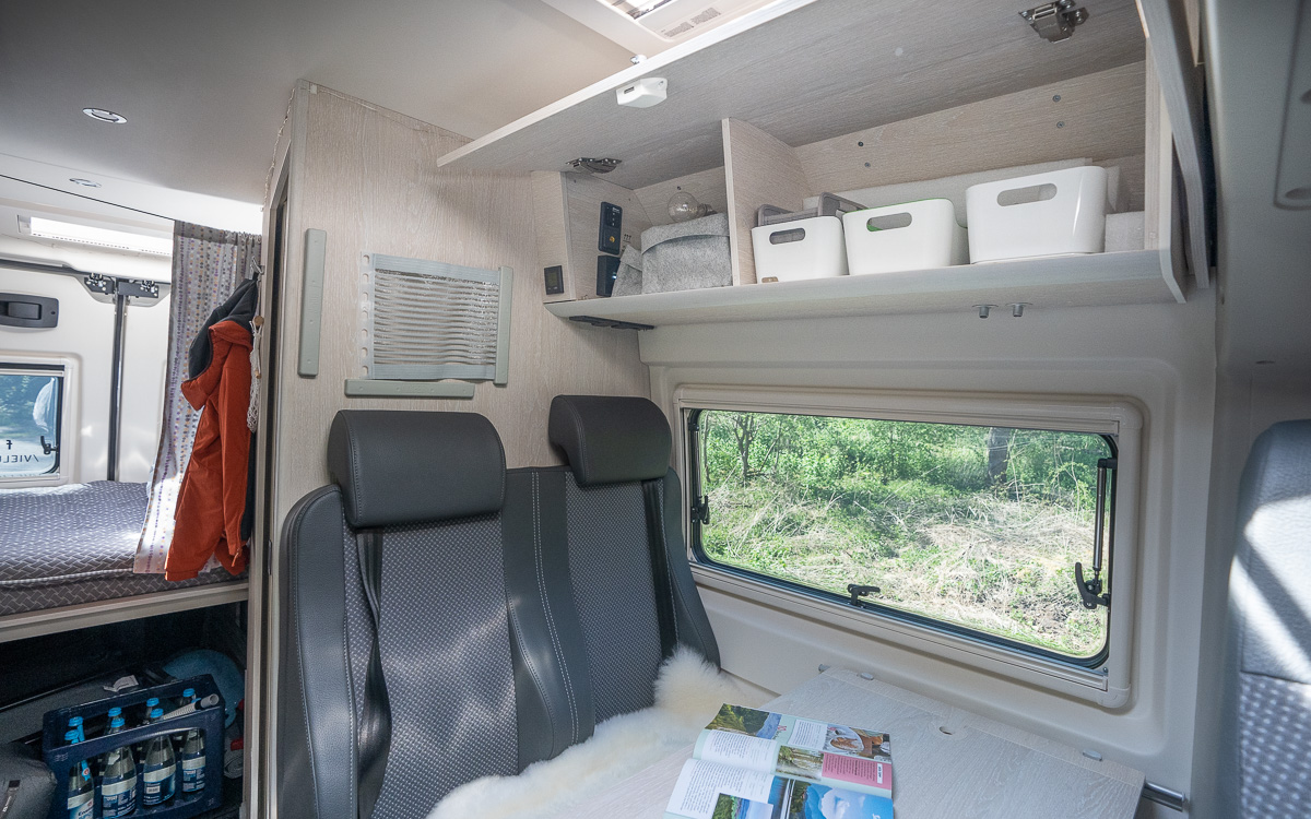 Stauraum im Tourne Mobil Wohnmobil