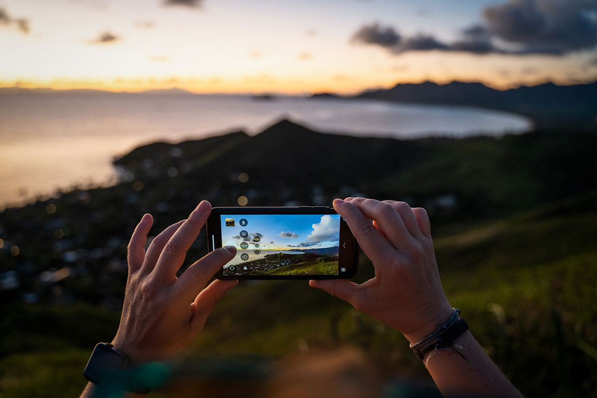 Die Ultraweitwinkel-Kamera am iPhone 11 Pro erlaubt mir, Landschaften ideal zu fotografieren.