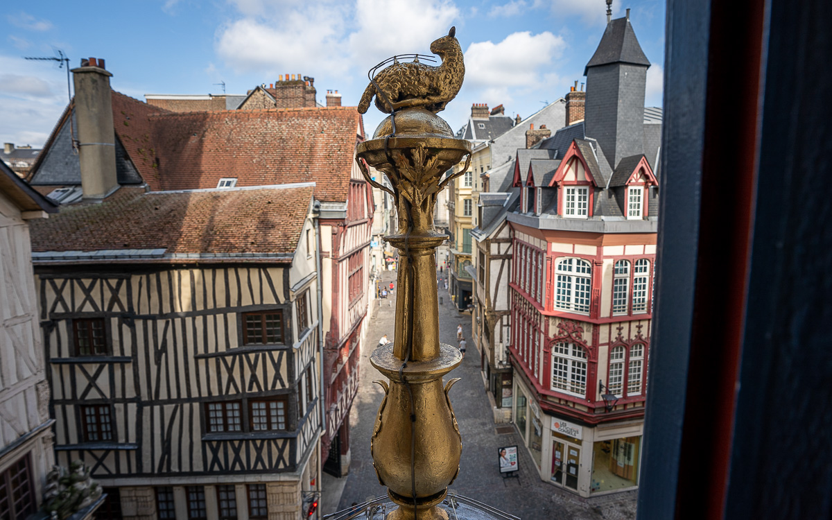 Zeiger der Gros Horloge in Rouen