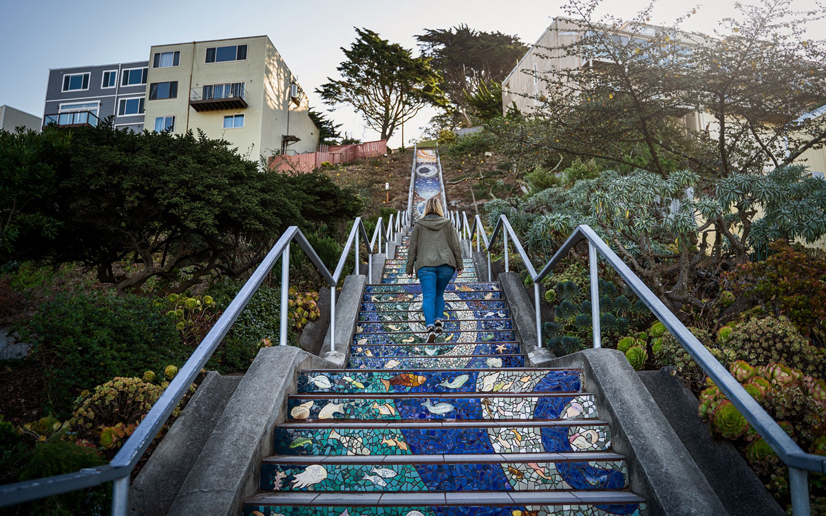16th Avenue Tiled Steps Tilted Stairs