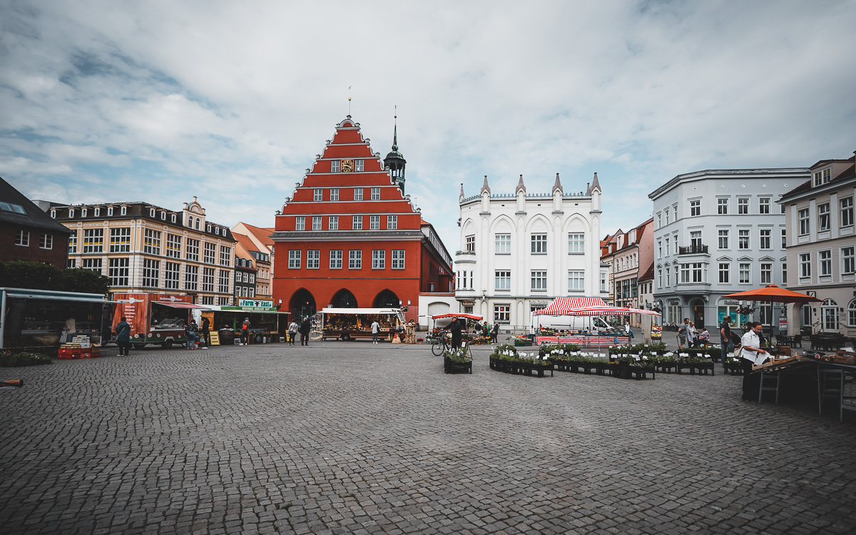 Rotes Rathaus Greifswald Marktplatz