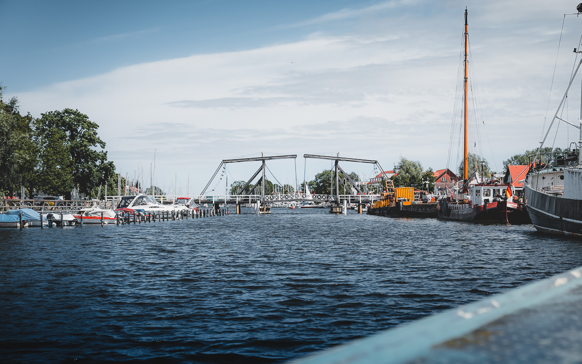 Holzbrücke in Wieck (Greifswald)