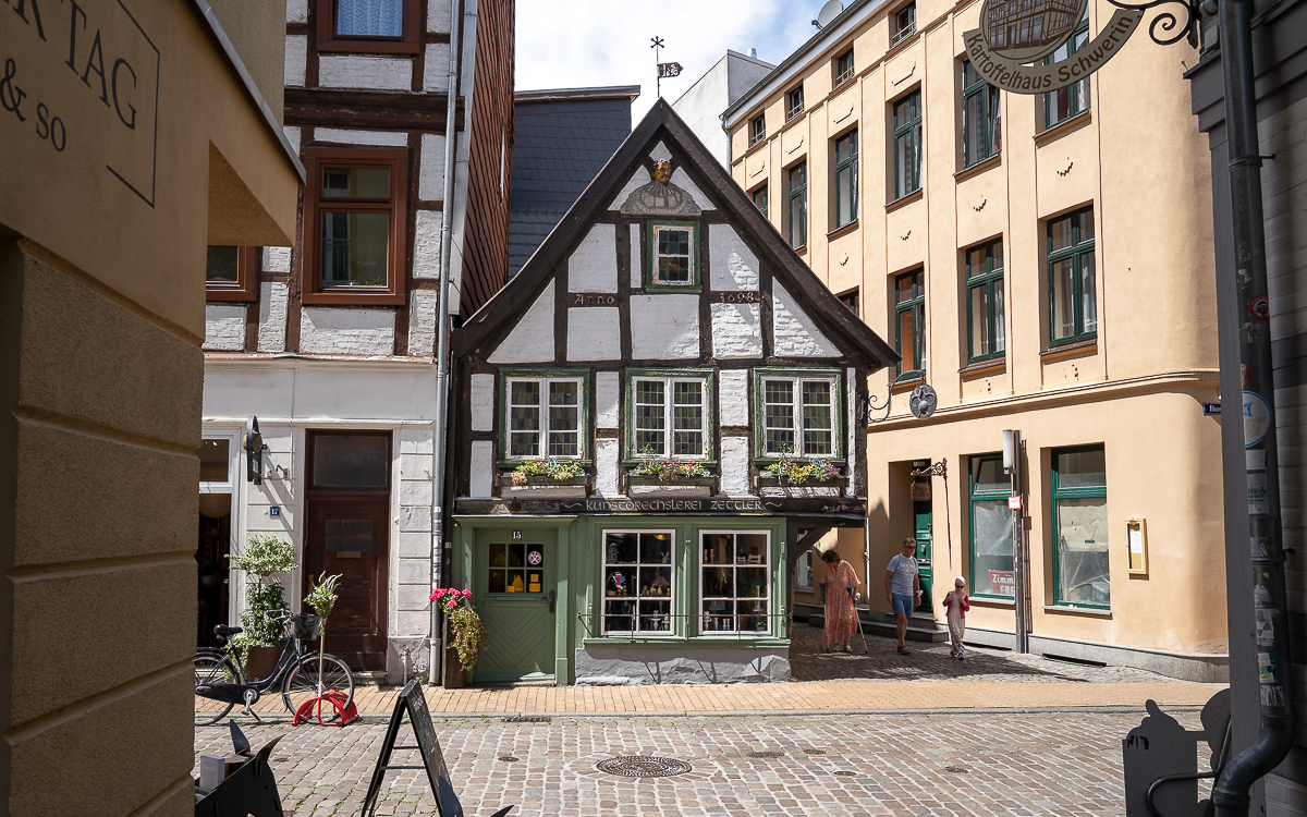 Das älteste Fachwerkhaus in Schwerin