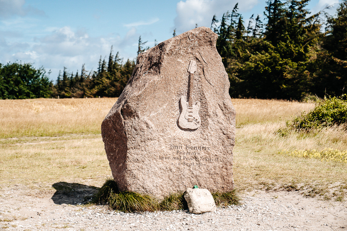 Jimi Hendrix Gedenkstein Fehmarn