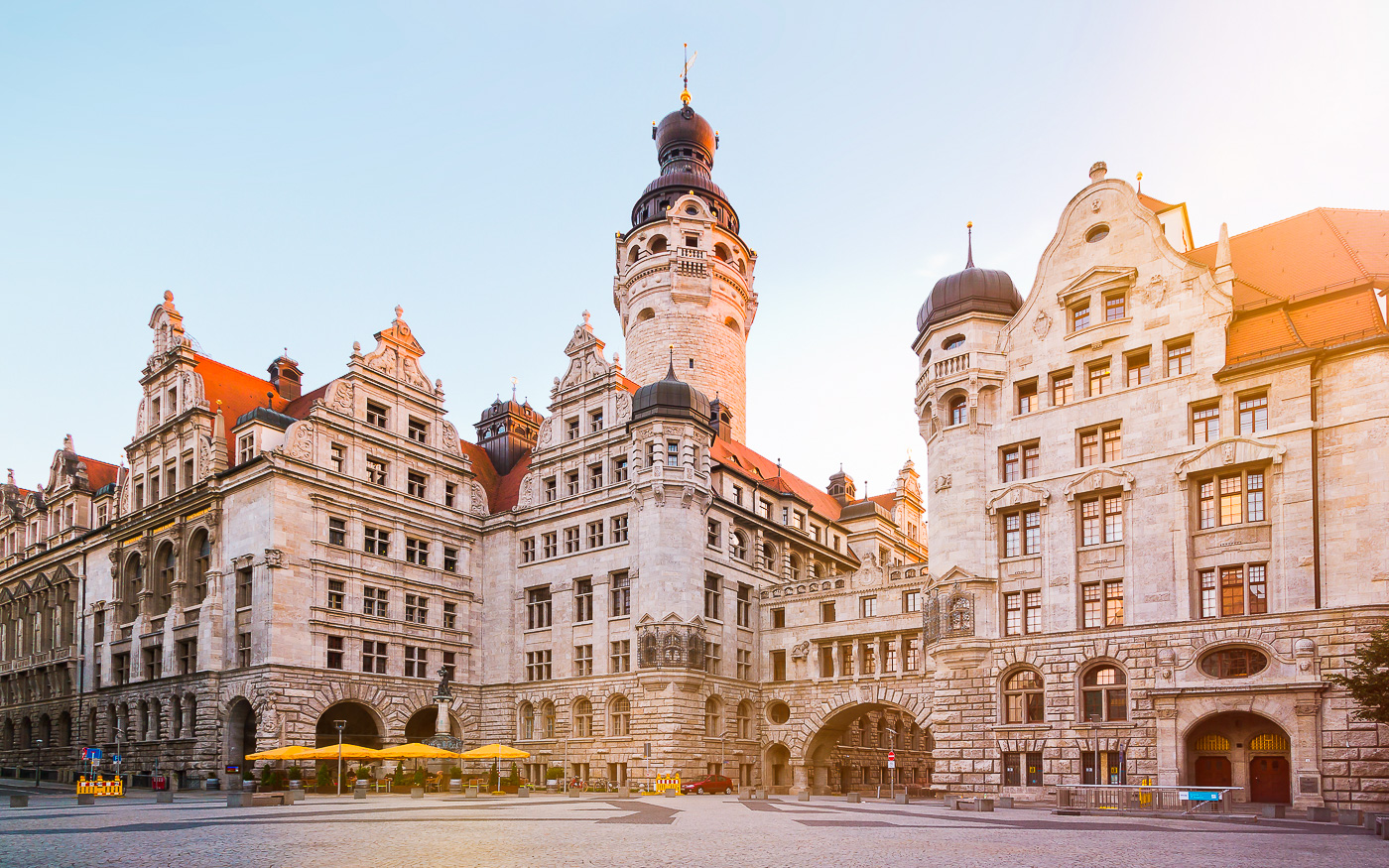 Neues Rathaus Burgplatz Leipzig