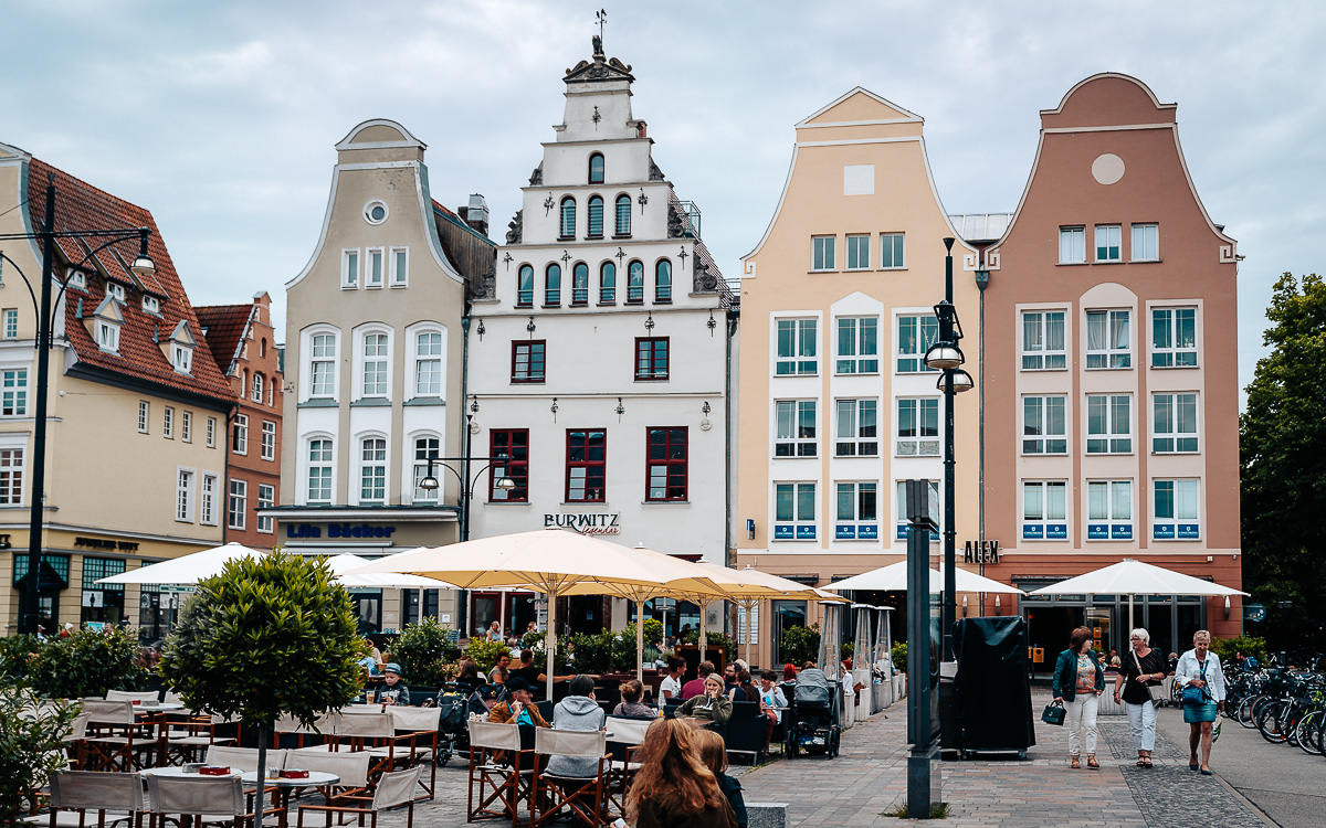 Giebelhäuser am Neuen Markt Rostock