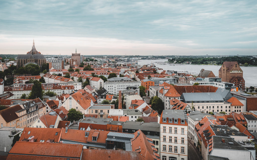Aussicht von der Petrikirche in Rostock Aussicht von der Petrikirche in Rostock