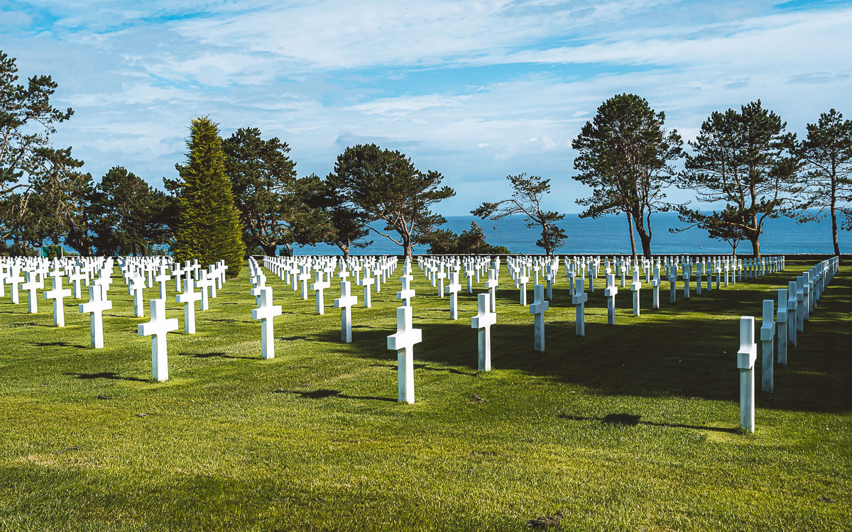 Amerikanischer Soldatenfriedhof in der Normandie