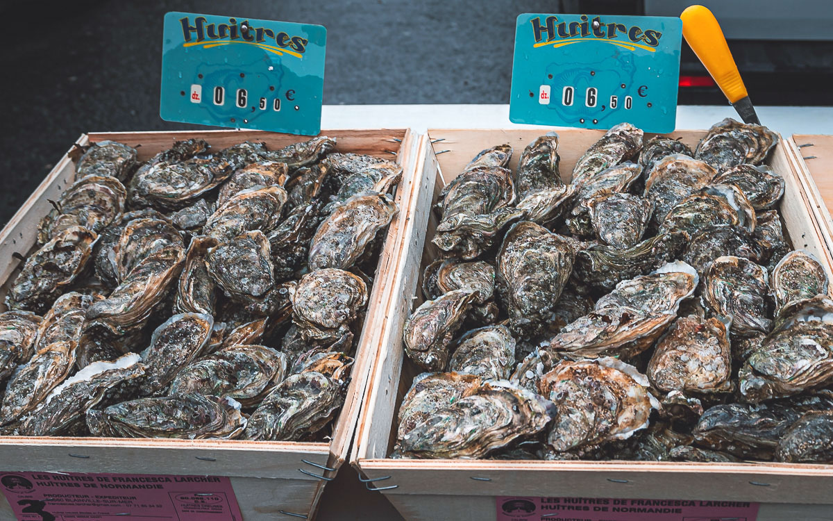 Austern aus der Normandie