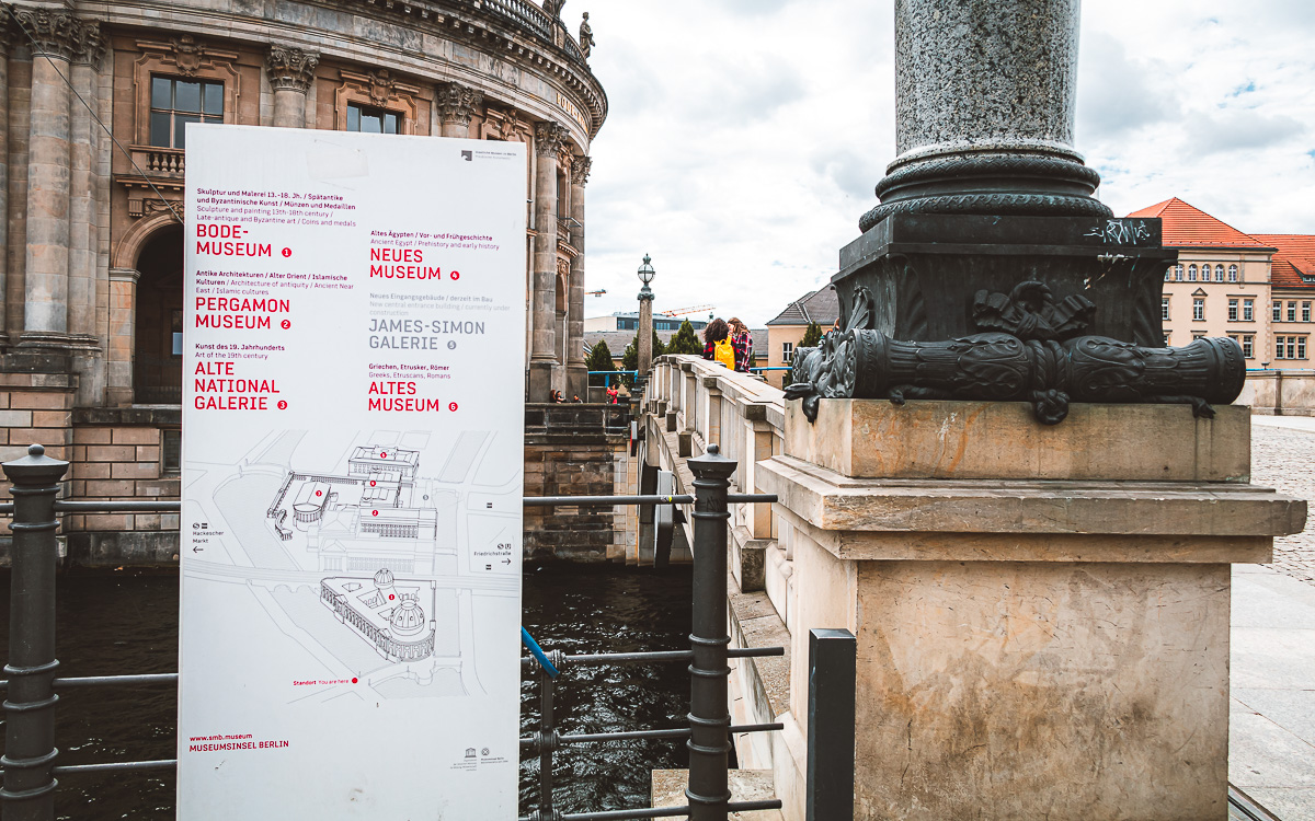 Museumsinsel Berlin Schild