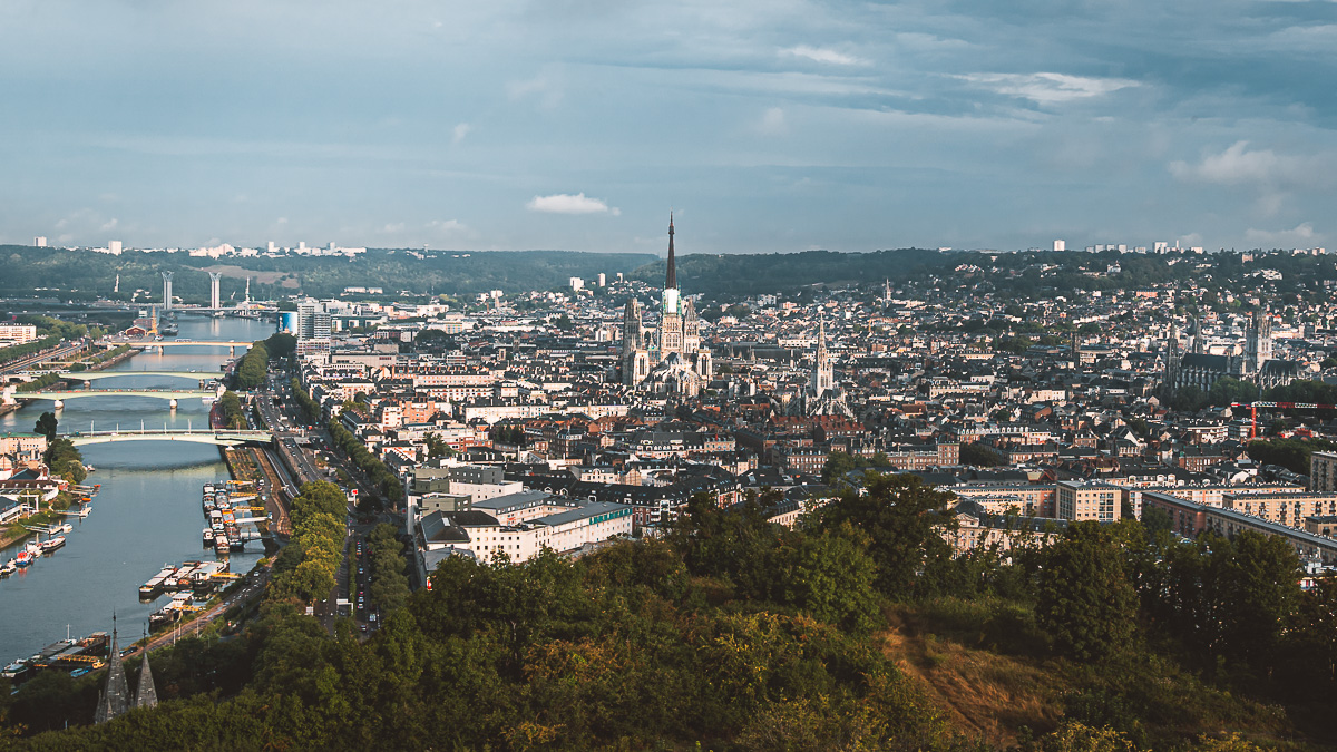 Panorama auf Rouen