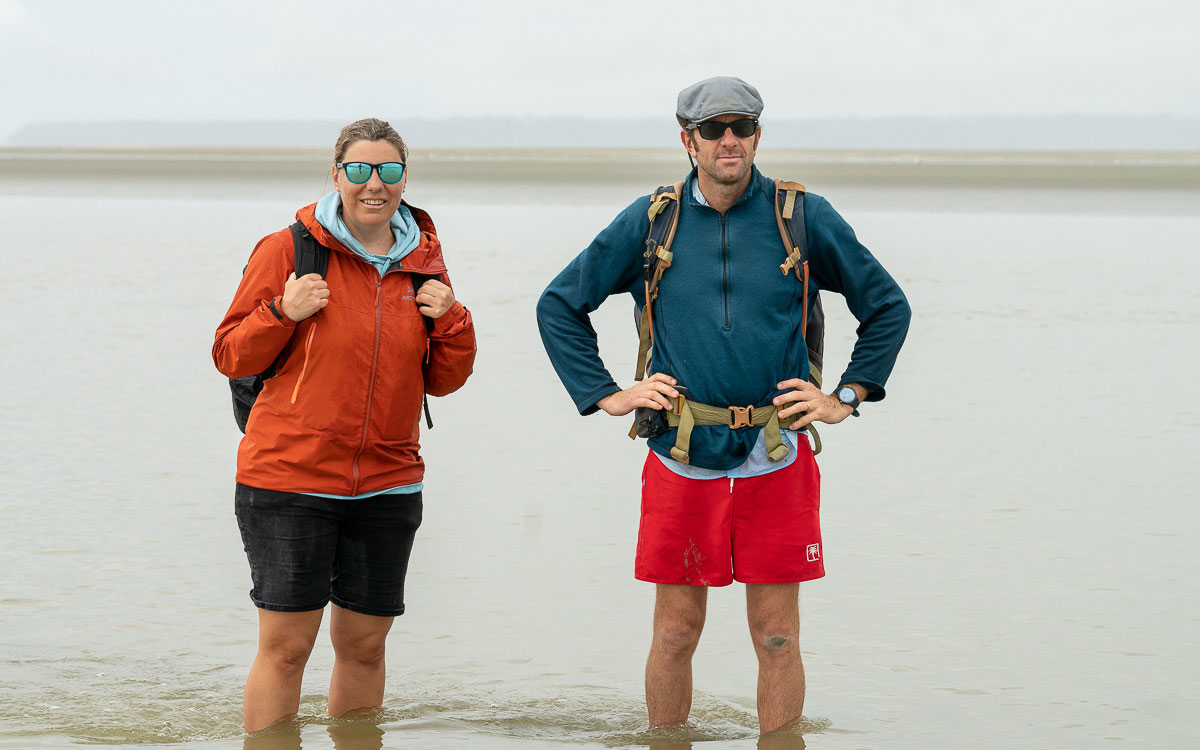 Wattwanderung zum Mont-Saint Michel mit dem offiziellen Wattführer François.