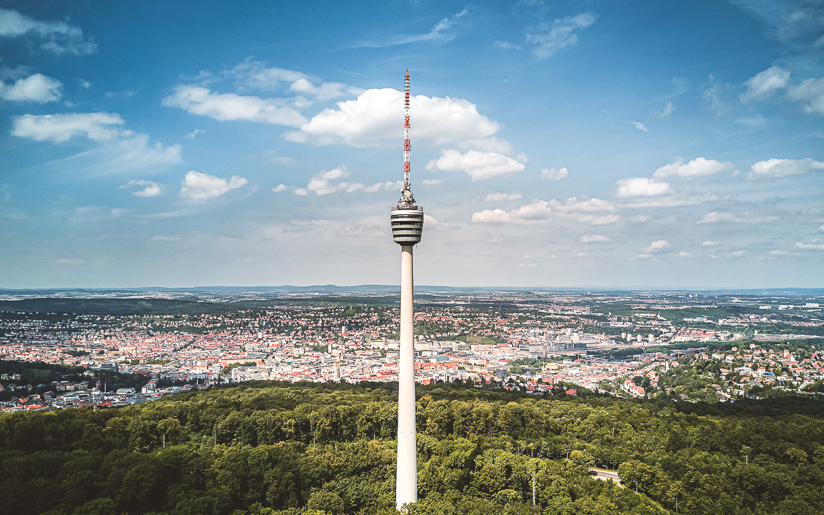Fernsehturm Stuttgart auf den Fildern
