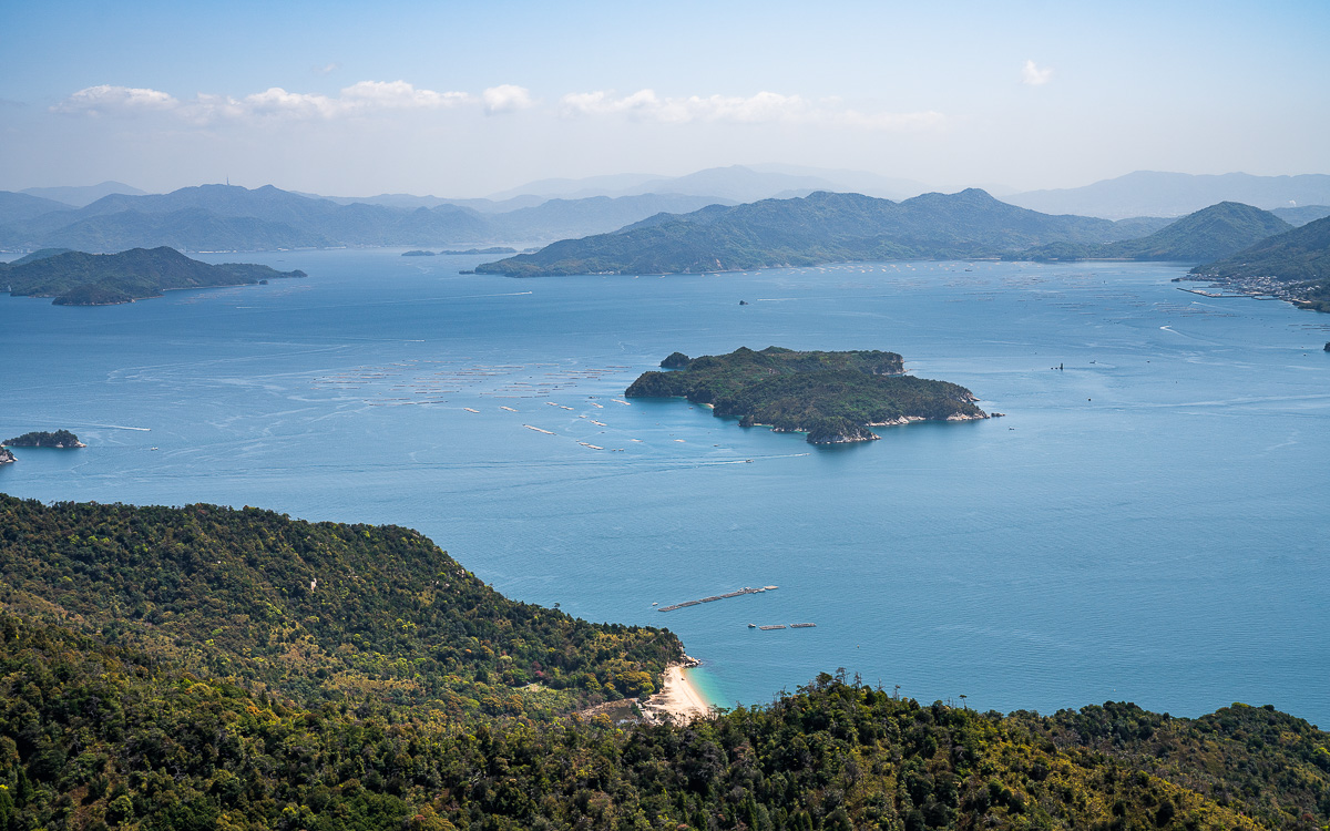 Aussicht Mount Misen Miyajima