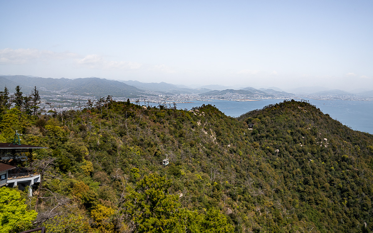 Seilbahn Berg Misen Miyajima Japan
