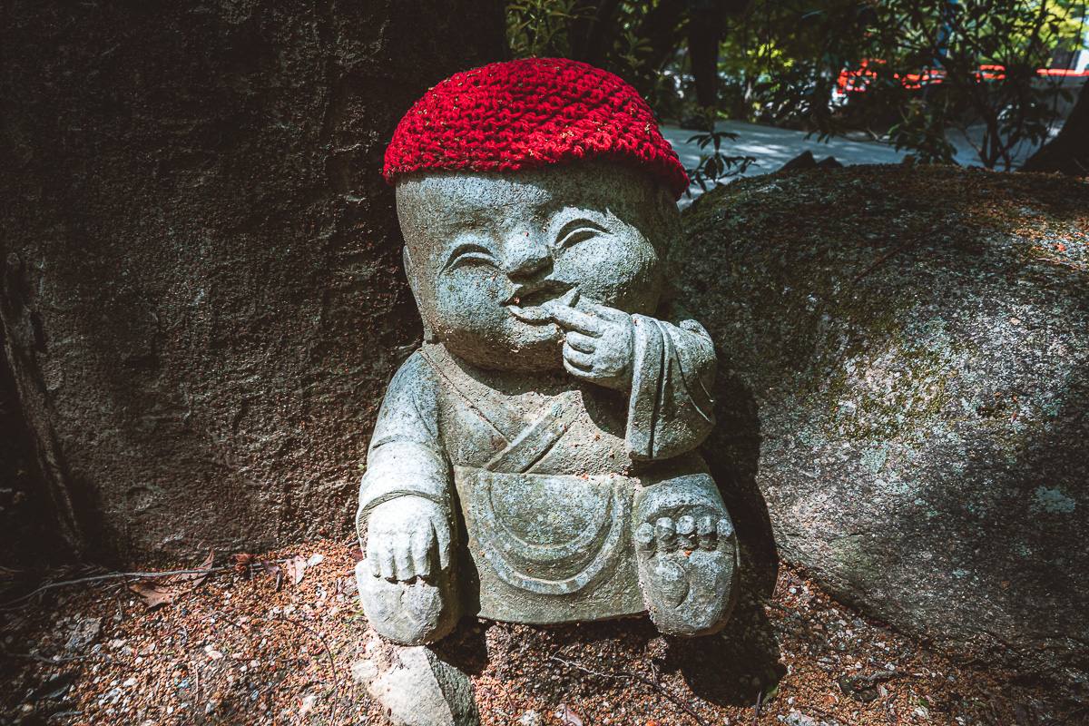 Buddha mit Mütze Miyajima