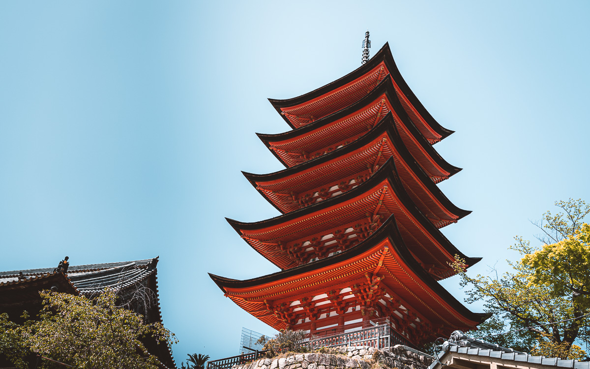 Sehenswürdigkeit Miyajima Gojunto Pagode