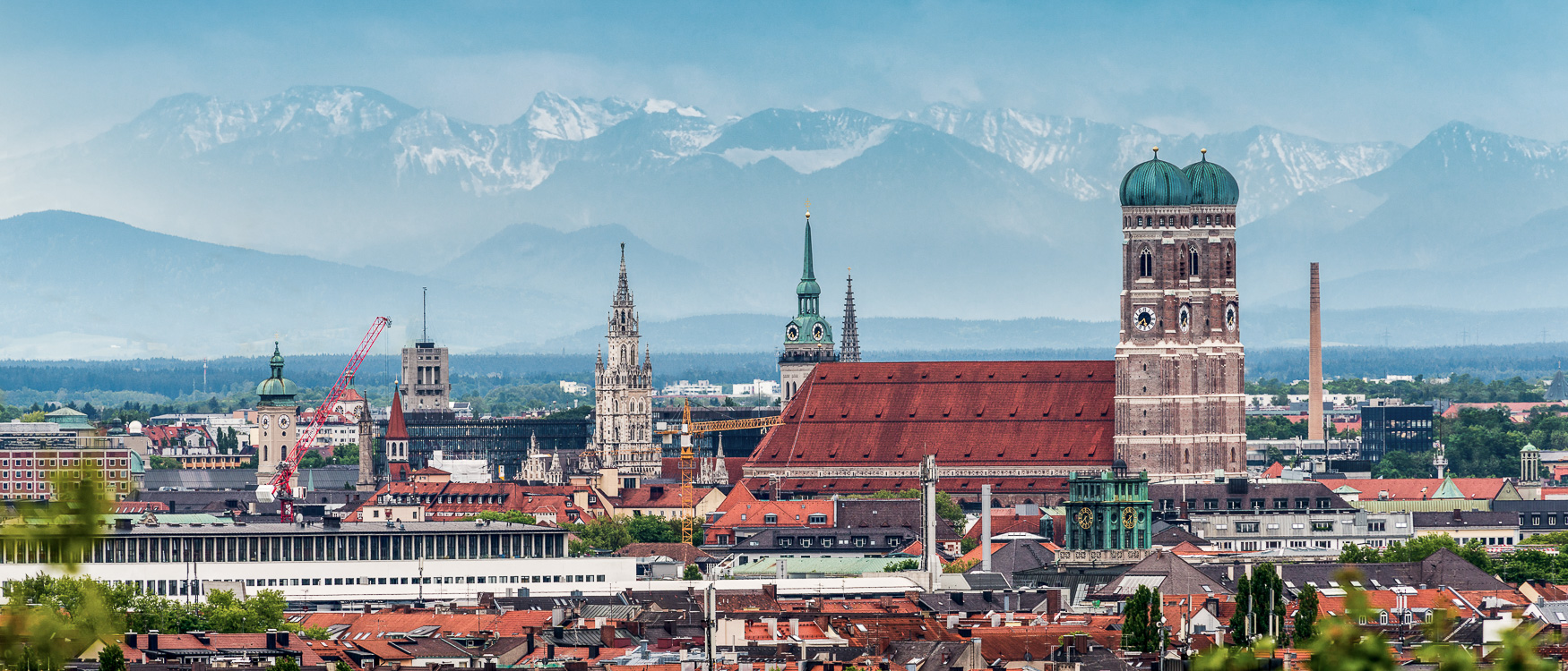 München Sehenswürdigkeiten Alpen-Panorama