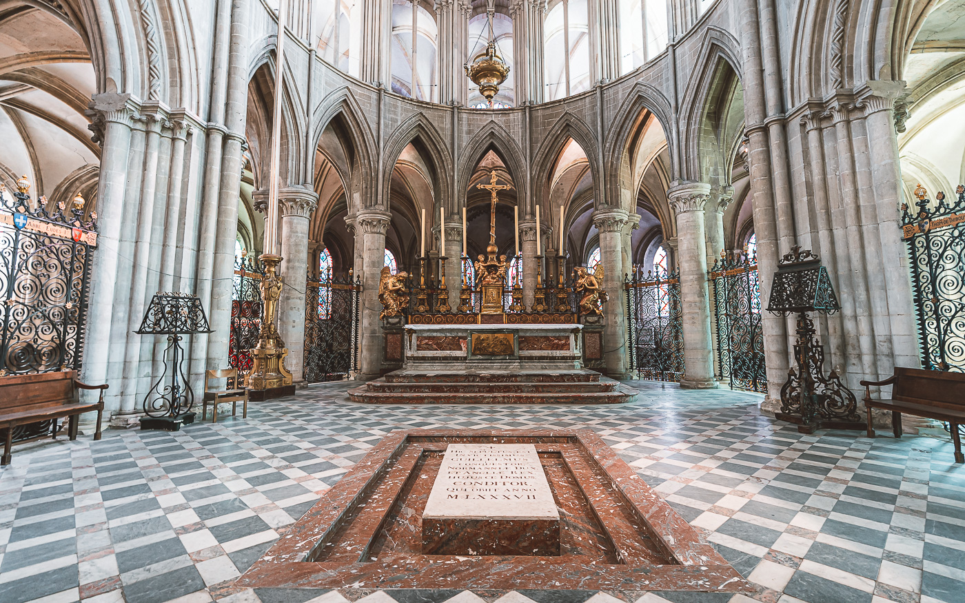 Grab Wilhelm der Eroberer Caen Saint-Étienne