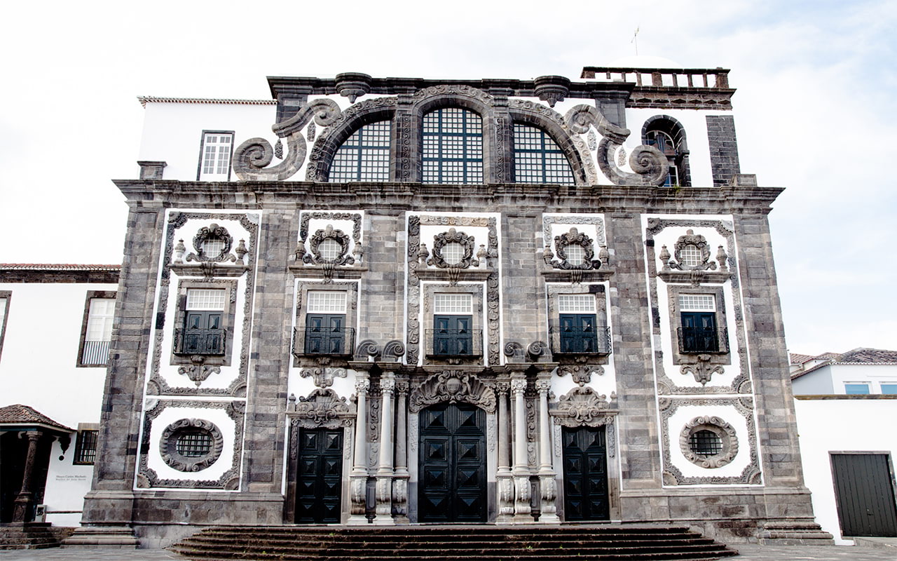 Barockkirche Igreja do Colégio dos Jesuítas, São Miguel Azoren Portugal