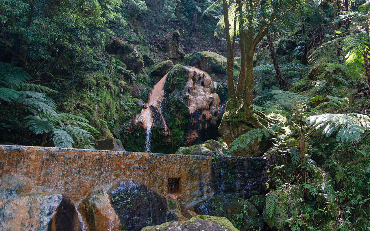 Bad Caldeira Velha, Sao Miguel Azoren