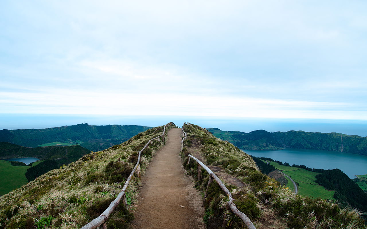 Lagoa de Cete Cidades (Sao Miguel Azoren)