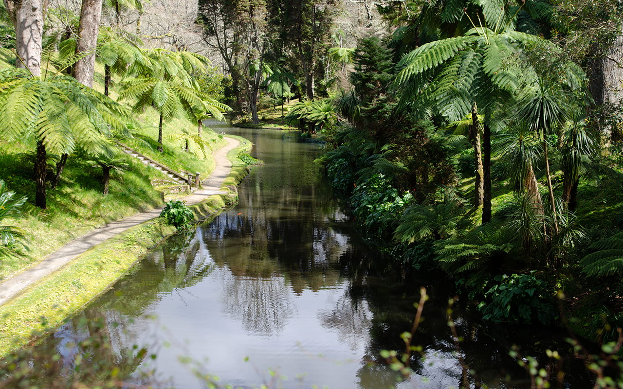 Parque Terra Nostra in Furnas (São Miguel, Azoren)