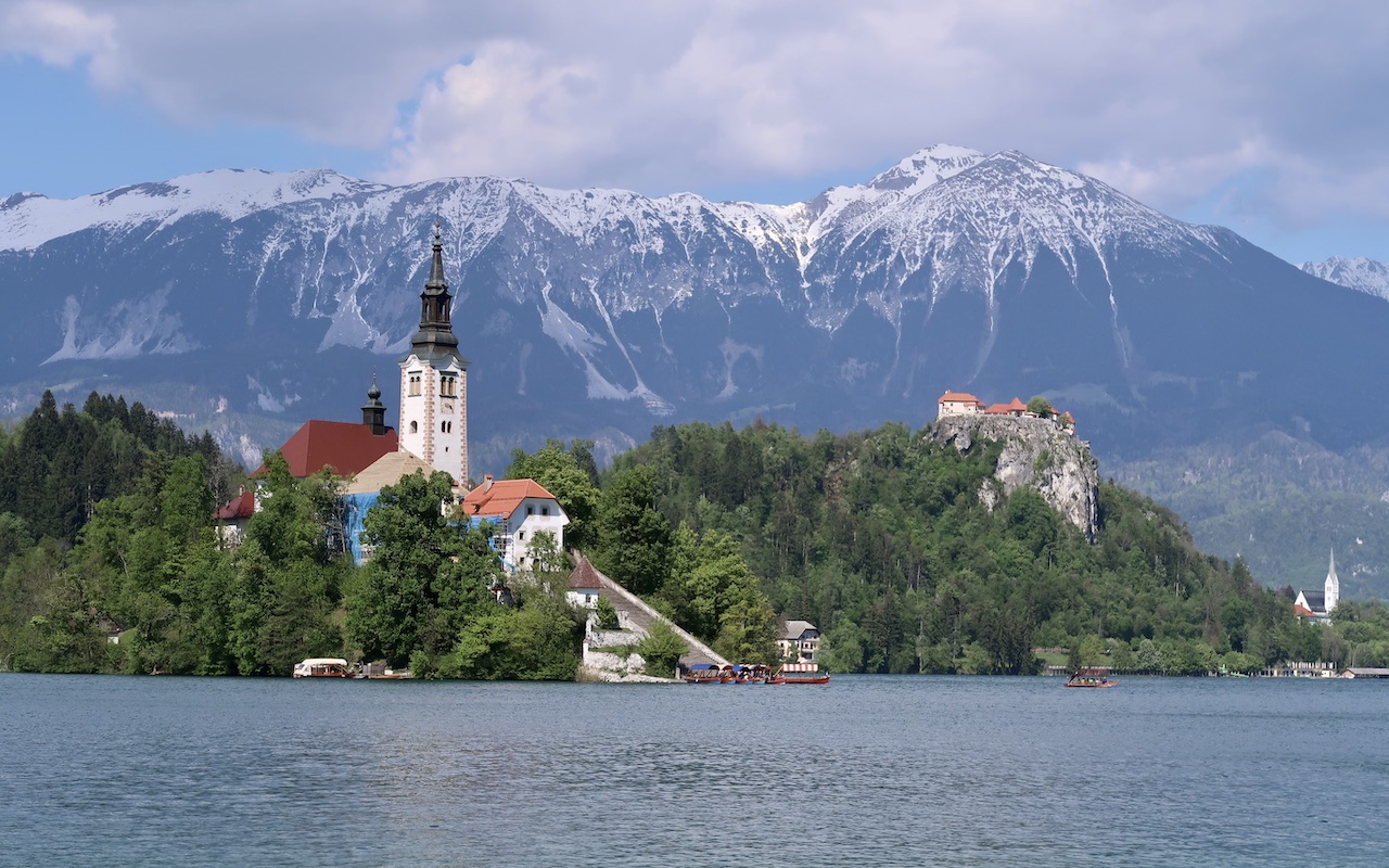 Burg von Bled in Slowenien