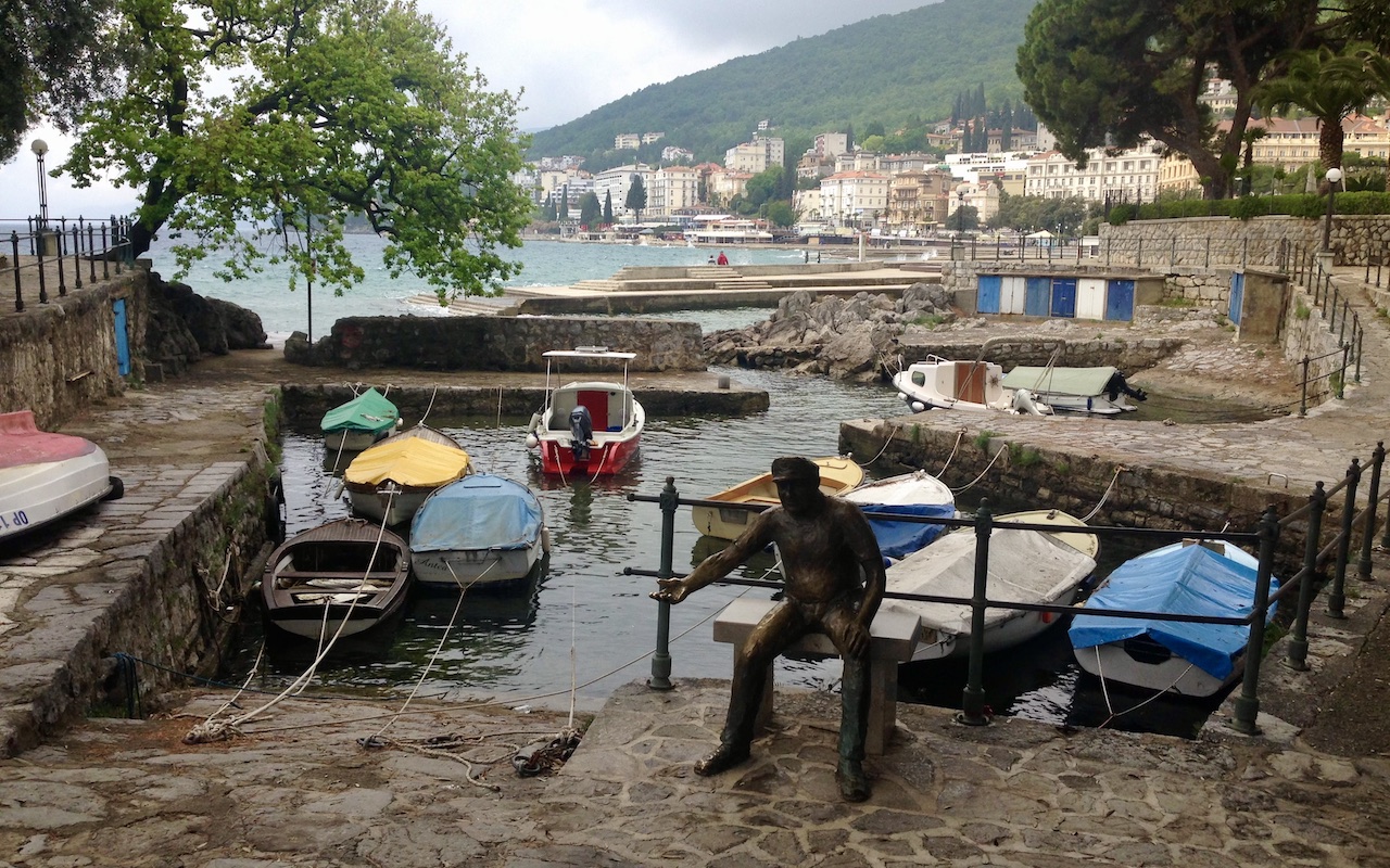 Hafen in Opatija (Kroatien Rundreise)
