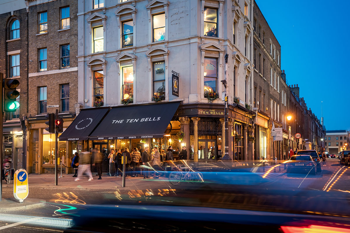 The Ten Bells Pub in London