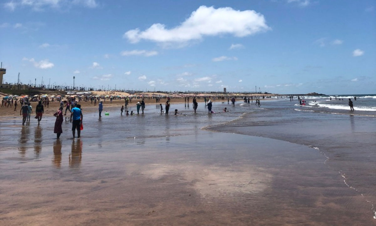 Strand in Casablanca (Marokko)