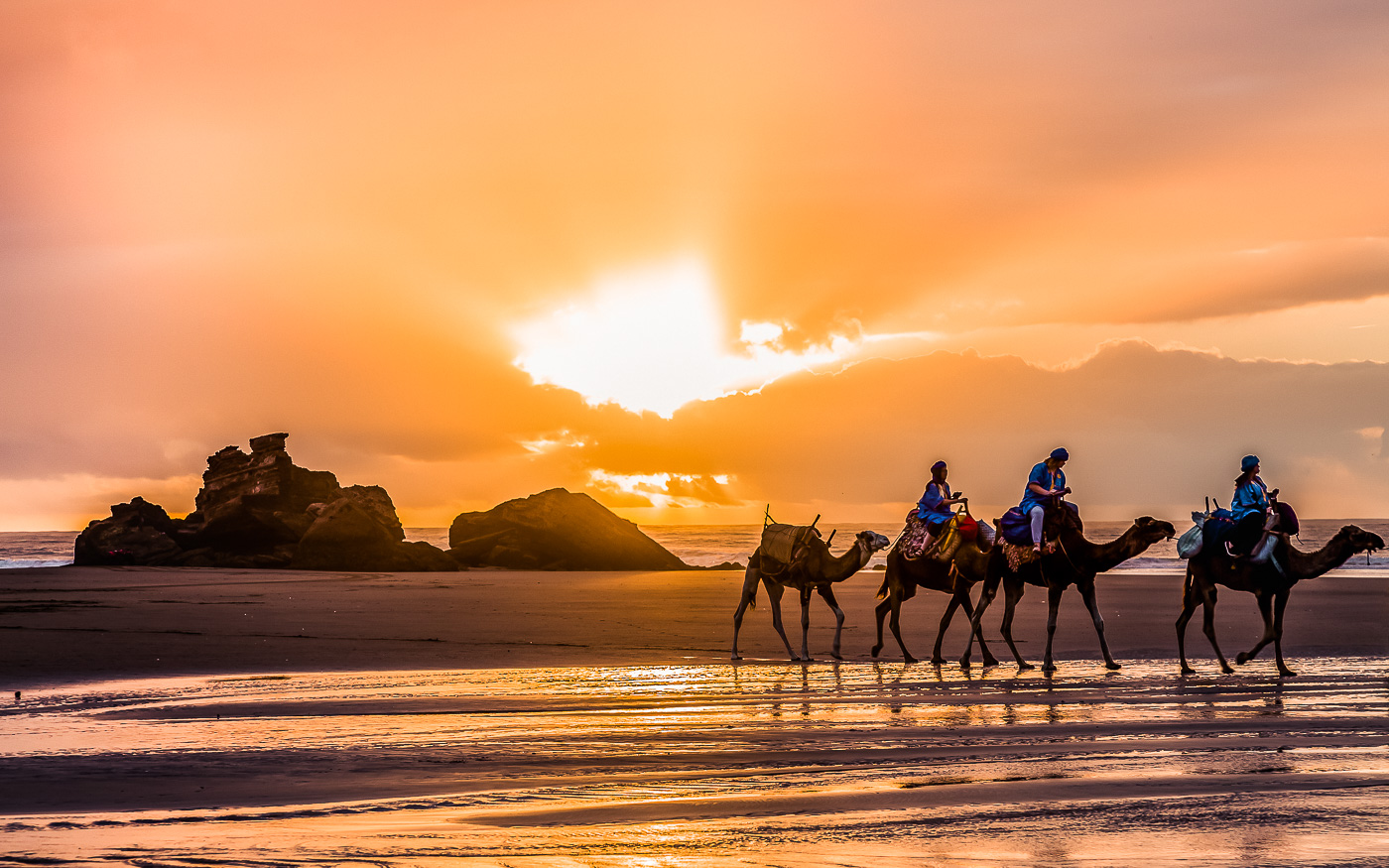 Tagharte Beach bei Essaouira (Marokko)