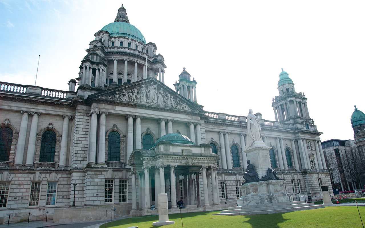Rathaus in Belfast, Nordirland