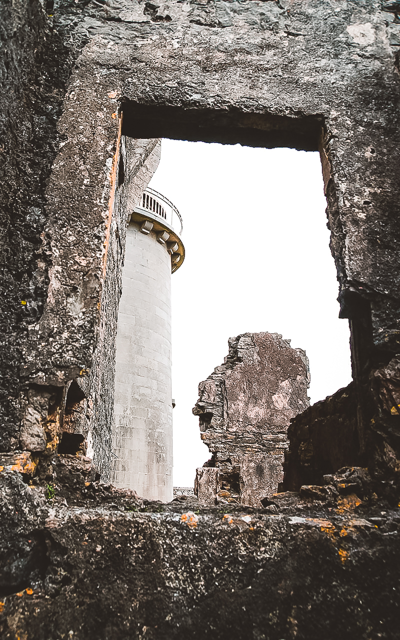 Dún Eochla, verlassene Ruinen Irishmore (Aran Inseln, Irland)