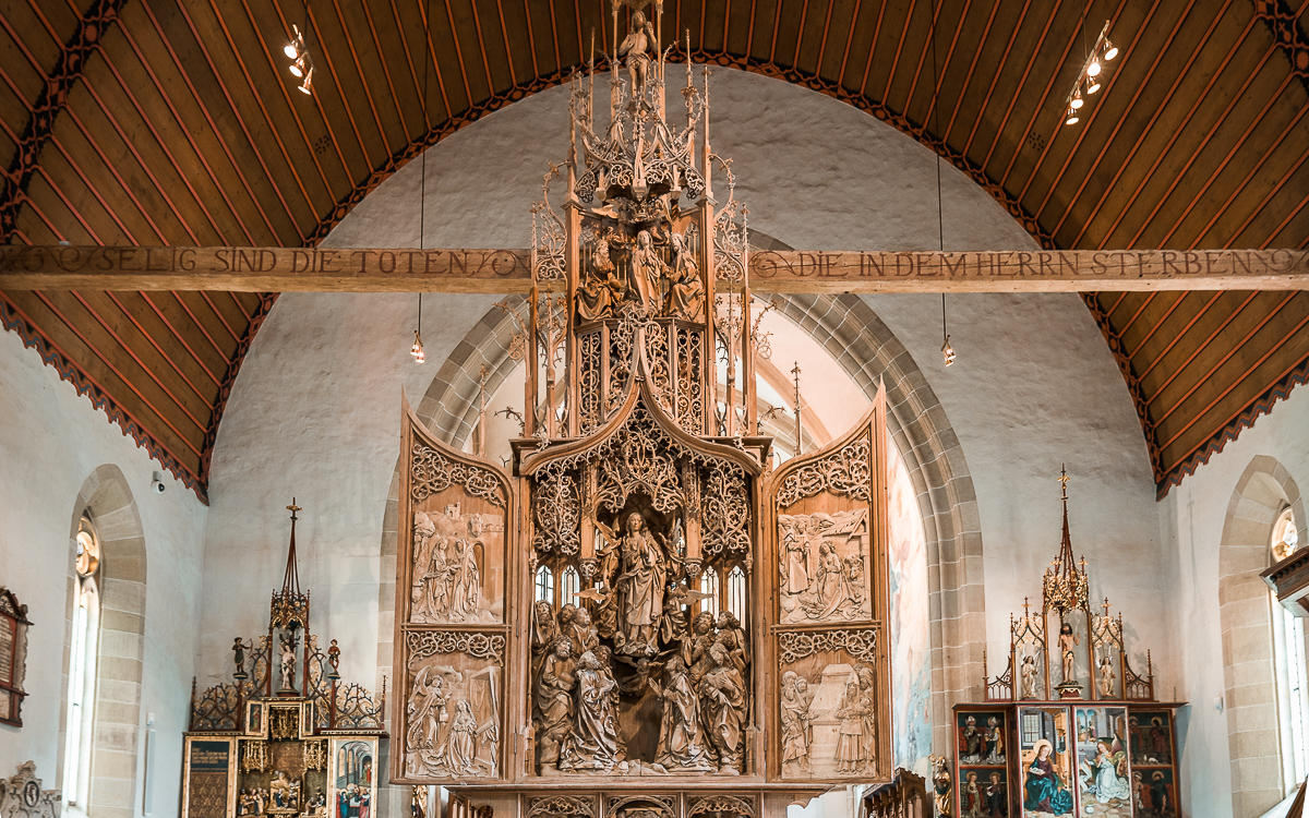Marienaltar TIlman Riemenschneider in Herrgottskirche Creglingen