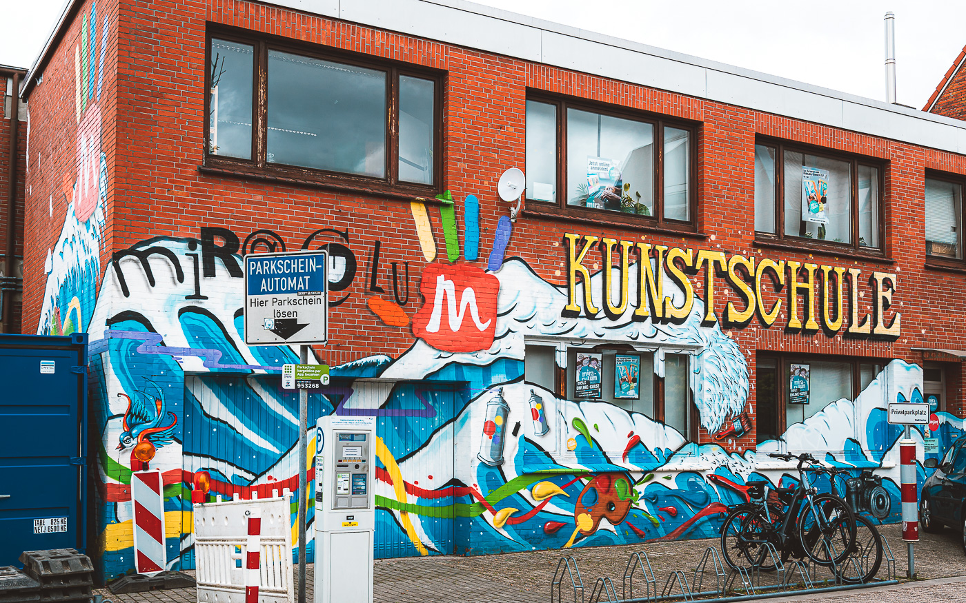 Street Art Kunstschule von Aurich