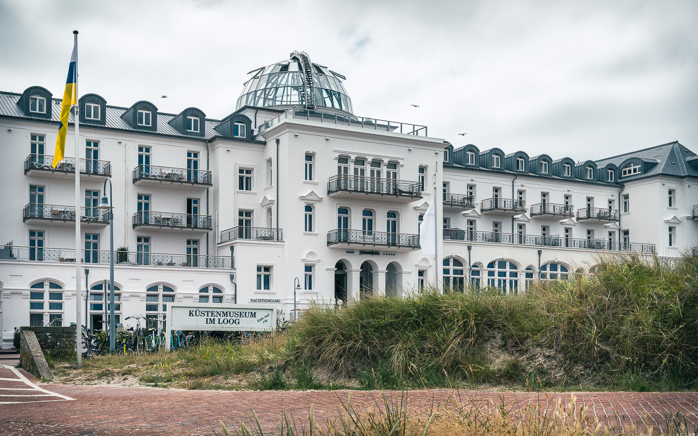 Die bekannteste Unterkunft auf Juist: Kurhaus