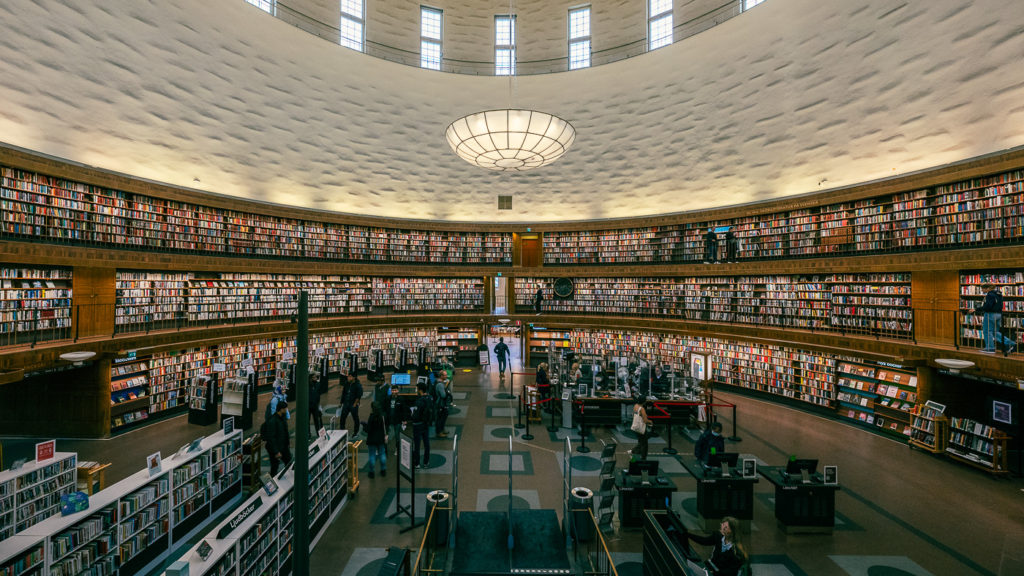 Öffentliche Bibliothek in Stockholm