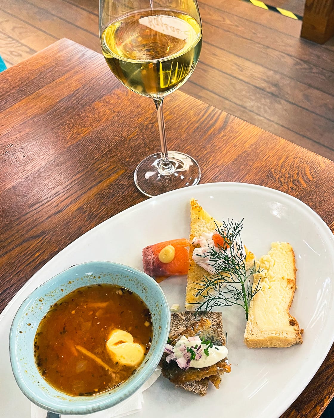 Hötorgshallen Fischsuppe Essen