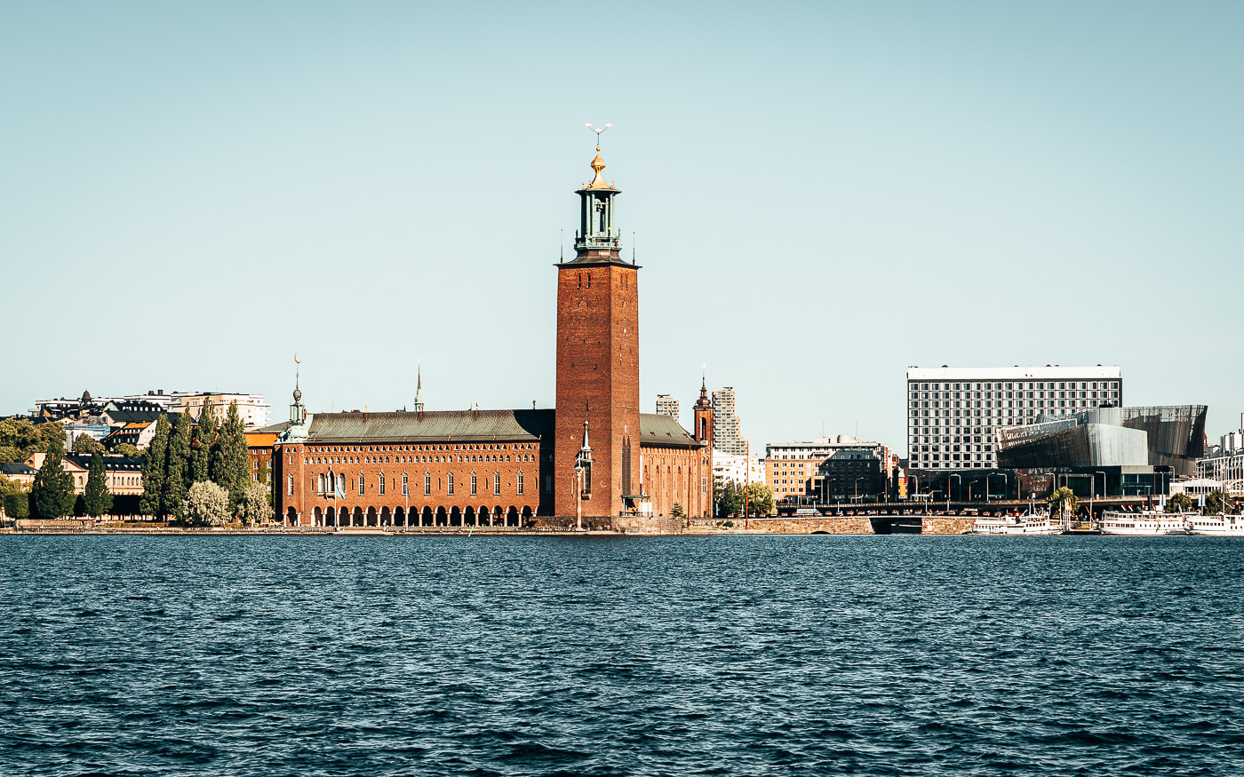 Vom Stadshuset - dem Rathausturm - hast du einen tollen Blick auf Stockholm