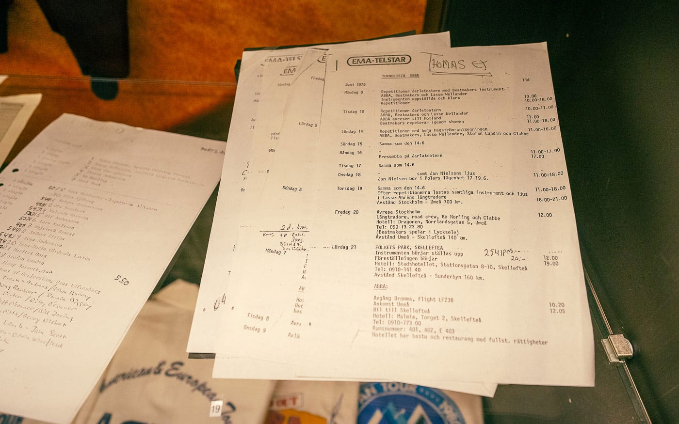 ABBA Museum Tourplan