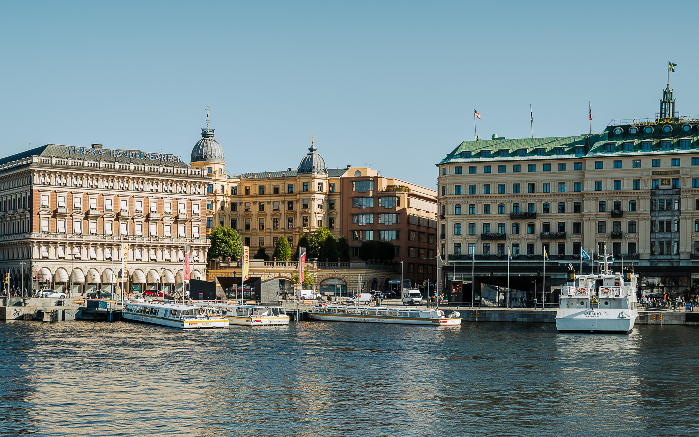 Stadtrundfahrt per Boot in Stockholm