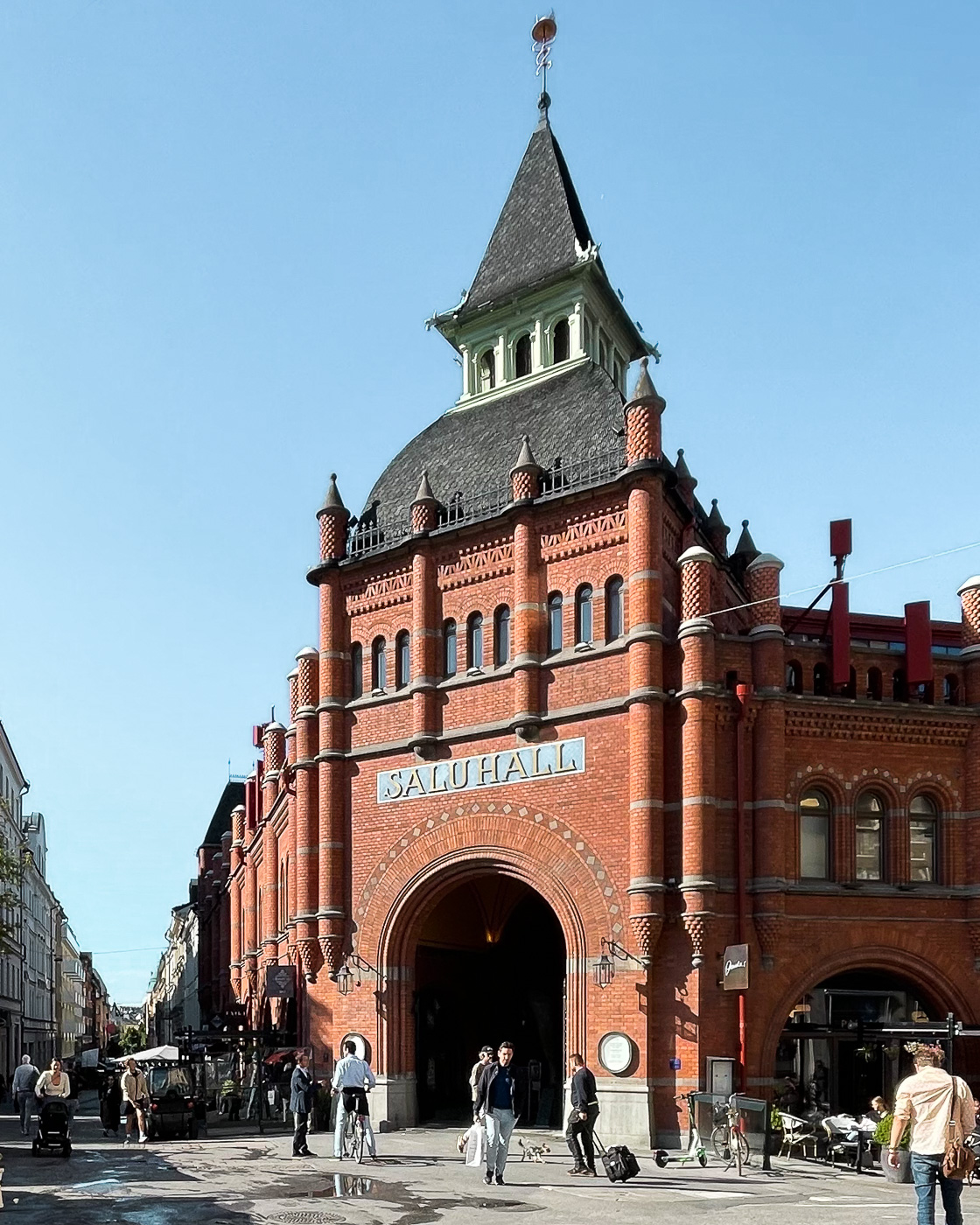 Markthalle in Östermalm, Stockholm