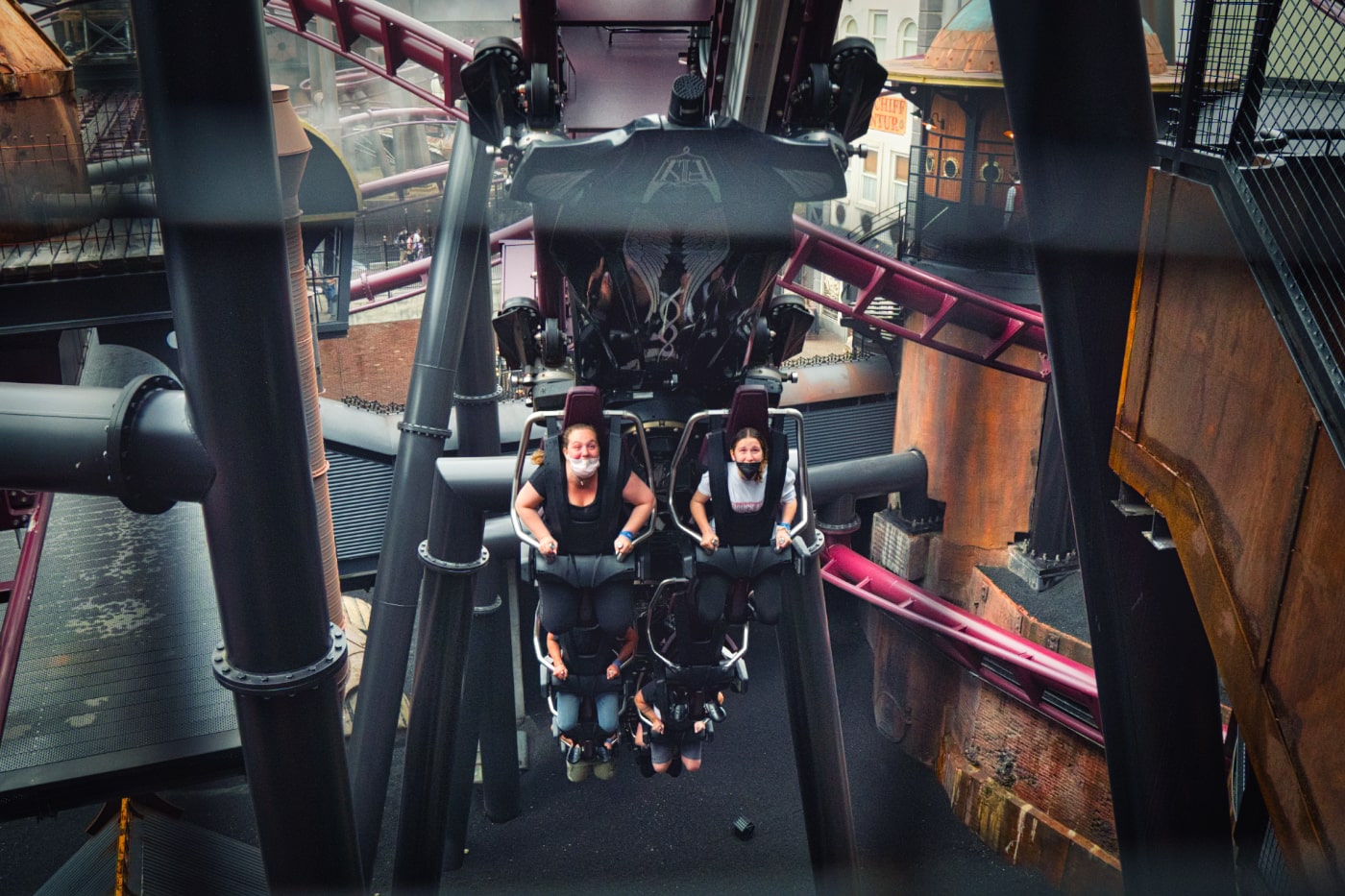 Hotel Charles Lindbergh Phantasialand mit Achterbahn FLY