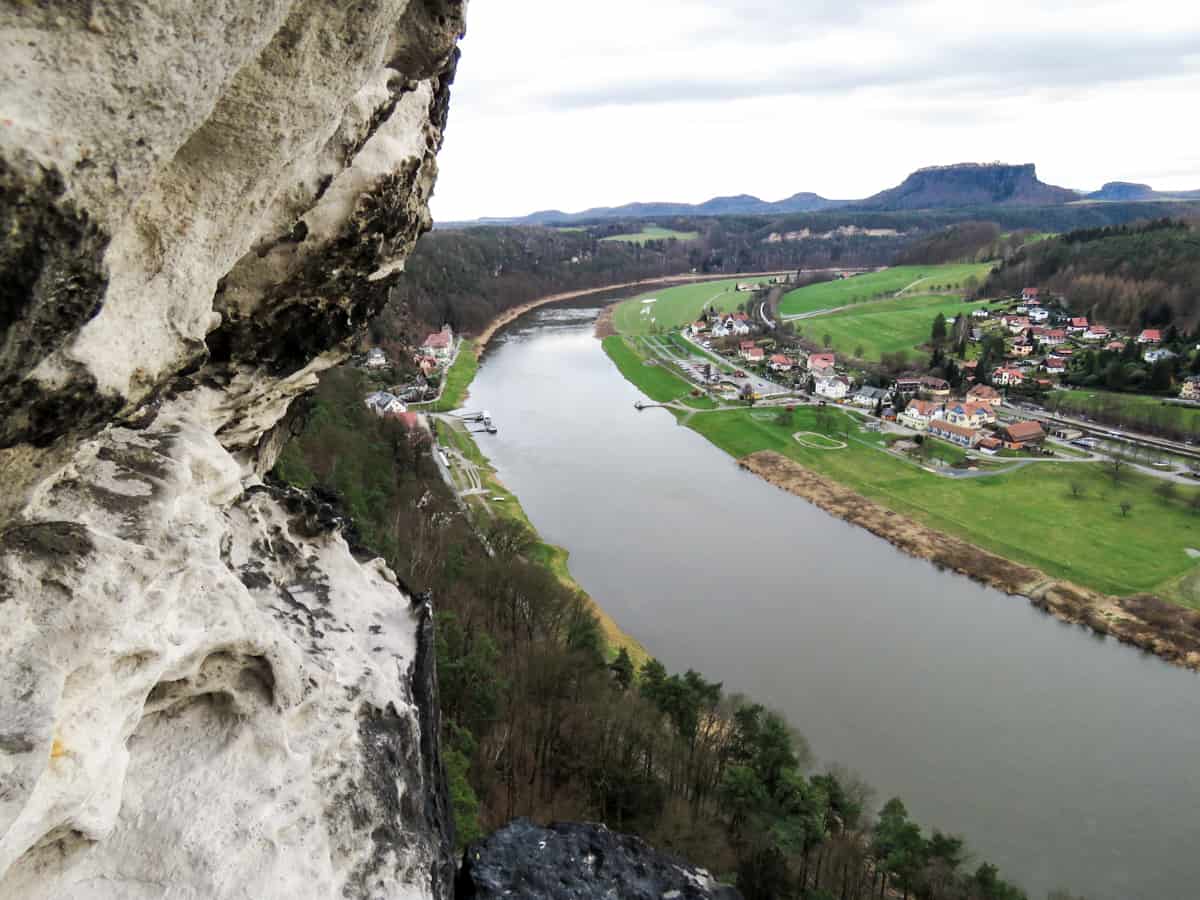 Elbblick in der Sächsischen Schweiz