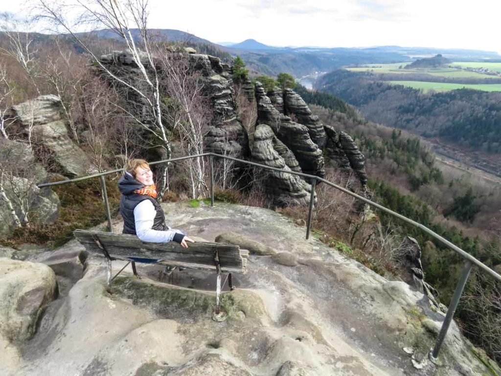 Aussicht Schrammsteine Sächsische Schweiz